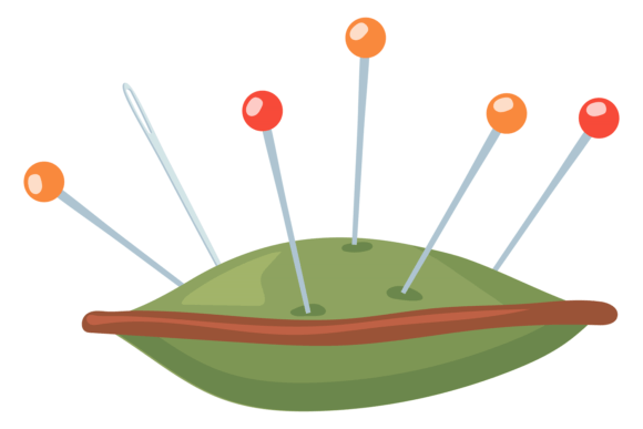 Download Needle Cushion Cartoon Icon. Sewing Craf - Craf Collection