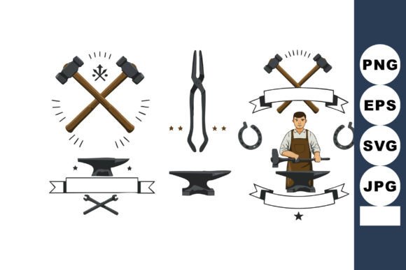 Download Blacksmith Tools Anvil Hammer Tongs Craf - Craf Collection